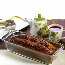 Pirex püspökkenyér sütőforma hőálló üveg 31x12 cm