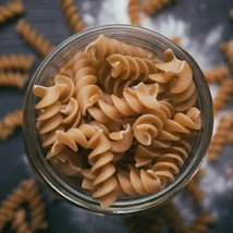 Spájzold Be! TELJES KIŐRLÉSŰ KIRÁLYBÚZA lisztből készült tojásmentes ORSÓ tészta 250 g