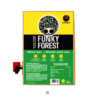 Funky Forest Alma-gyömbér 100%-os préslé 3 L
