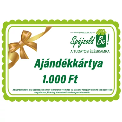 Ajándékkártya  - 1000 Ft-tól 