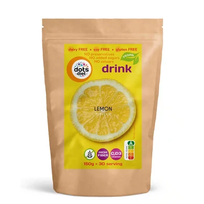 Diétás Citromos italpor C- és D- vitaminnal, rosttal 30 adag
