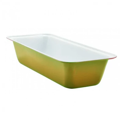 Püspök kenyér sütőforma (kerámia, zöld)