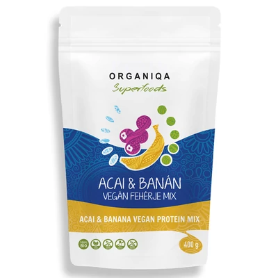 Bio Acai-Banán Vegán Fehérje Mix 400g