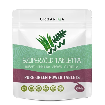 Bio Szuperzöld tabletta 125g - 250 db