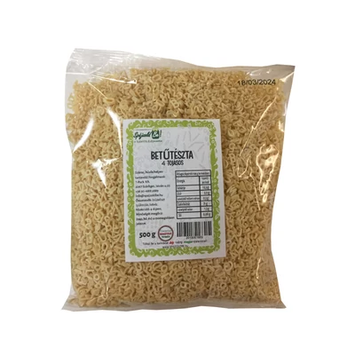 Spájzold Be! Betű tészta 4 tojásos 500 g