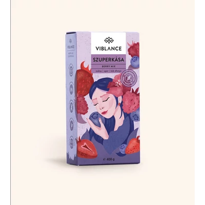 Viblance Berry Mix Zabkása Szuperkása 400g (Minőségmegőrzési idő: 12.29.)