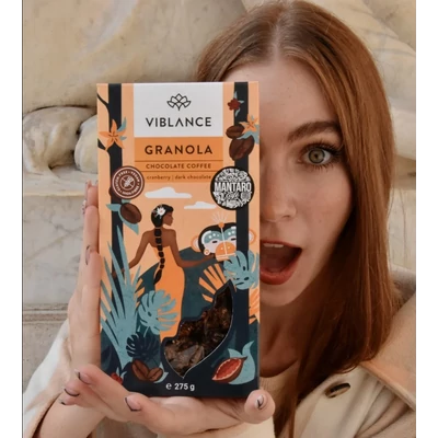 Viblance Csokoládés Kávé Granola 275g