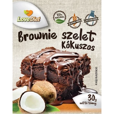 Love Diet gluténmentes brownie (KÓKUSZOS) 30 g