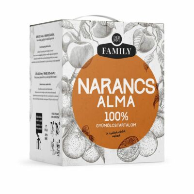 DÉR Juice Family Narancslé Almával 3 l 50-50%