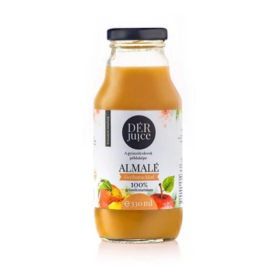 DÉR Juice Almalé Őszibarackkal 100% 0,33 l
