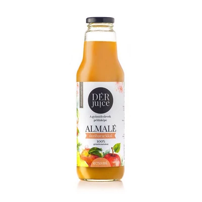 DÉR Juice Almalé Őszibarackkal 100%  0,75 l