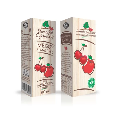 Derecskei Alma-Meggy gyümölcslé 50-50% 0,2 l