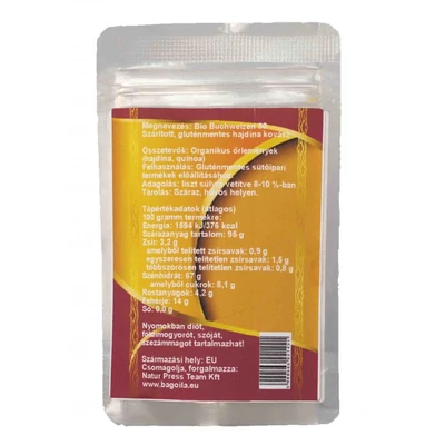 BIO Szárított Hajdina-kovász 35 g (gluténmentes)
