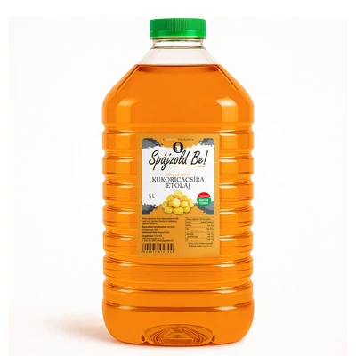 Spájzold Be! Hidegen sajtolt KUKORICACSÍRA olaj 5 l