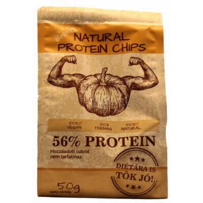 Natural Protein Chips Tökmagból 50 g