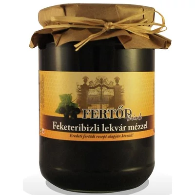 Fertődi feketeribizli lekvár cukorral és mézzel 400 g