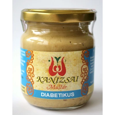Kanizsai DIABETIKUS (cukormentes) mustár 200 g