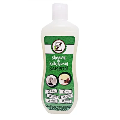 Eco-Z Sheavaj és kókuszvaj SLS mentes Sampon 350 ml