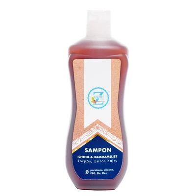 Eco-Z Ichtiol & Hamamelisz SLS mentes Sampon 350 ml