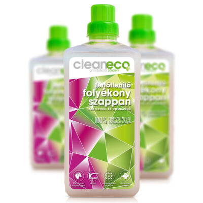 Cleaneco fertőtlenítő folyékony szappan 1 l