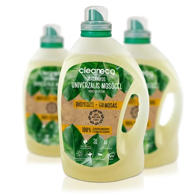Cleaneco organikus univerzális mosógél koncentrátum 3 l - 60 mosáshoz