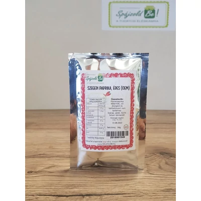 Spájzold Be! Szegedi édes, kövön őrölt pirospaprika 50g